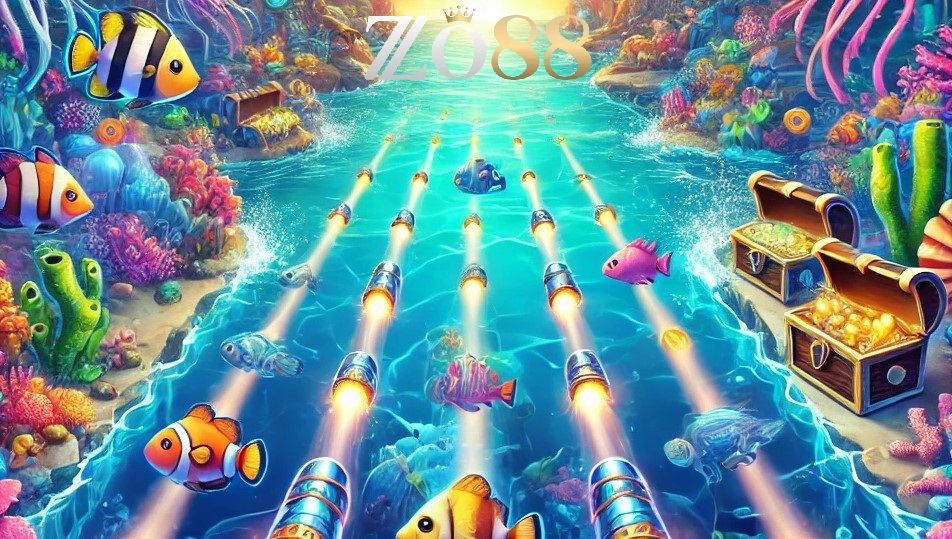 Bắn Cá 3D Khám Phá Thế Giới Đại Dương Chân Thực và Hấp Dẫn 1 Sự Lột Xác Của Game Bắn Cá: Từ 2D Đến Bắn Cá 3D